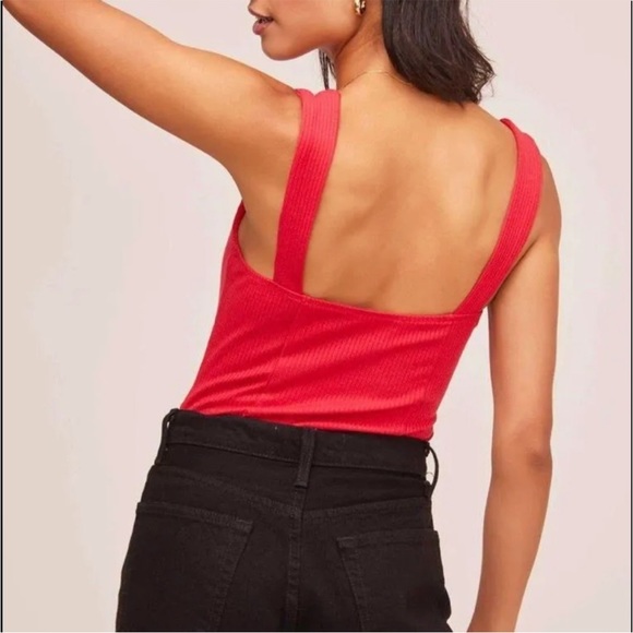 ASTR THE LABEL | red bodysuit - Picture 2 of 7